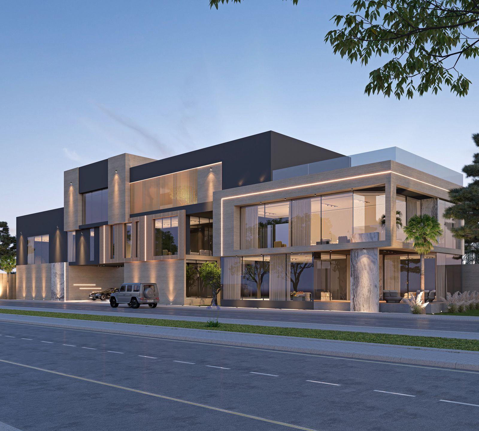 Contemporary villa designed by Al Tameer
